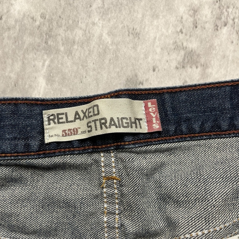 Vintage Levis 559 Jeans Mens Blue Relaxed Straight Baggy 34x32 Tag Y2K - Picture 6 of 14